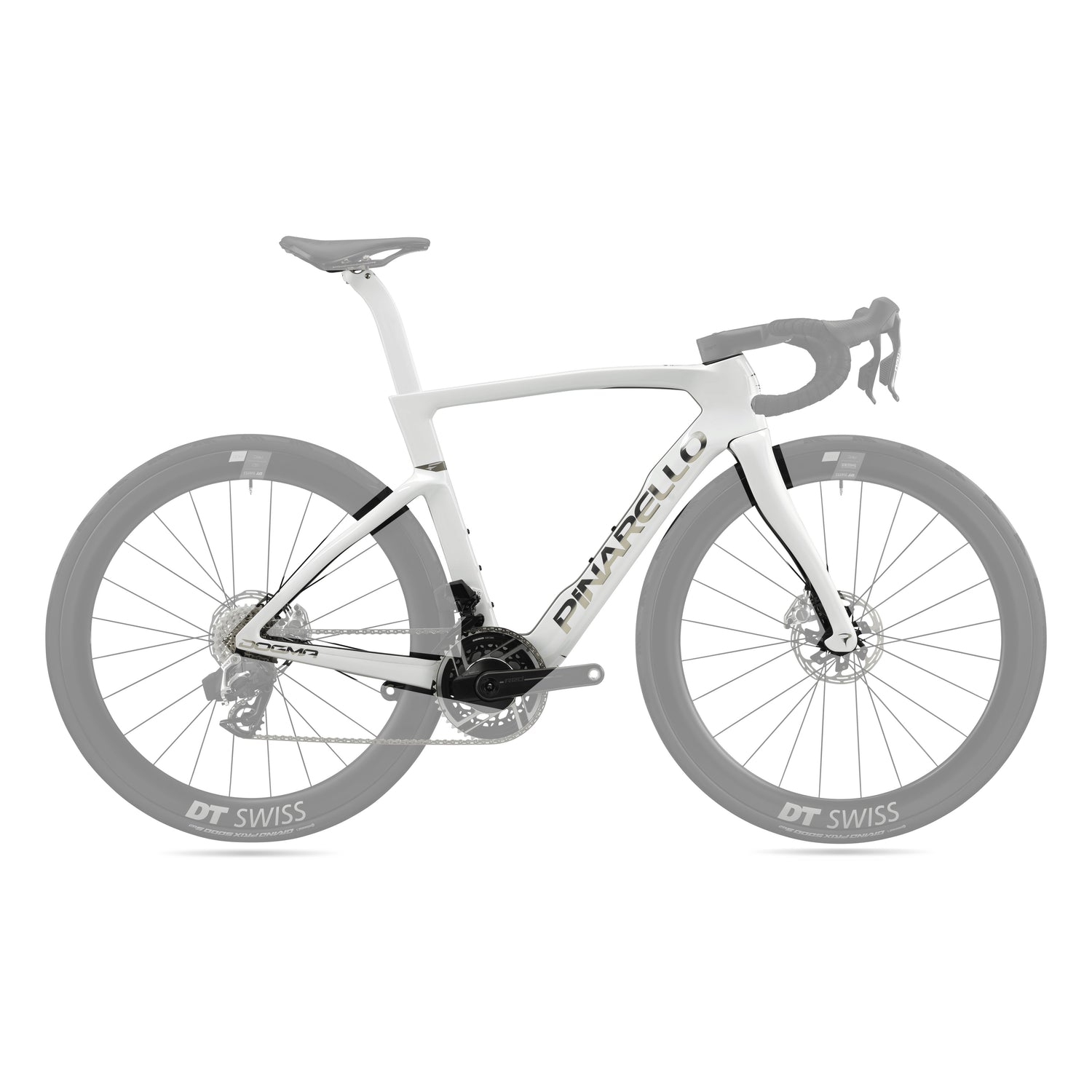 Pinarello Dogma F Rahmenkit 2026 I Crystal White Edge