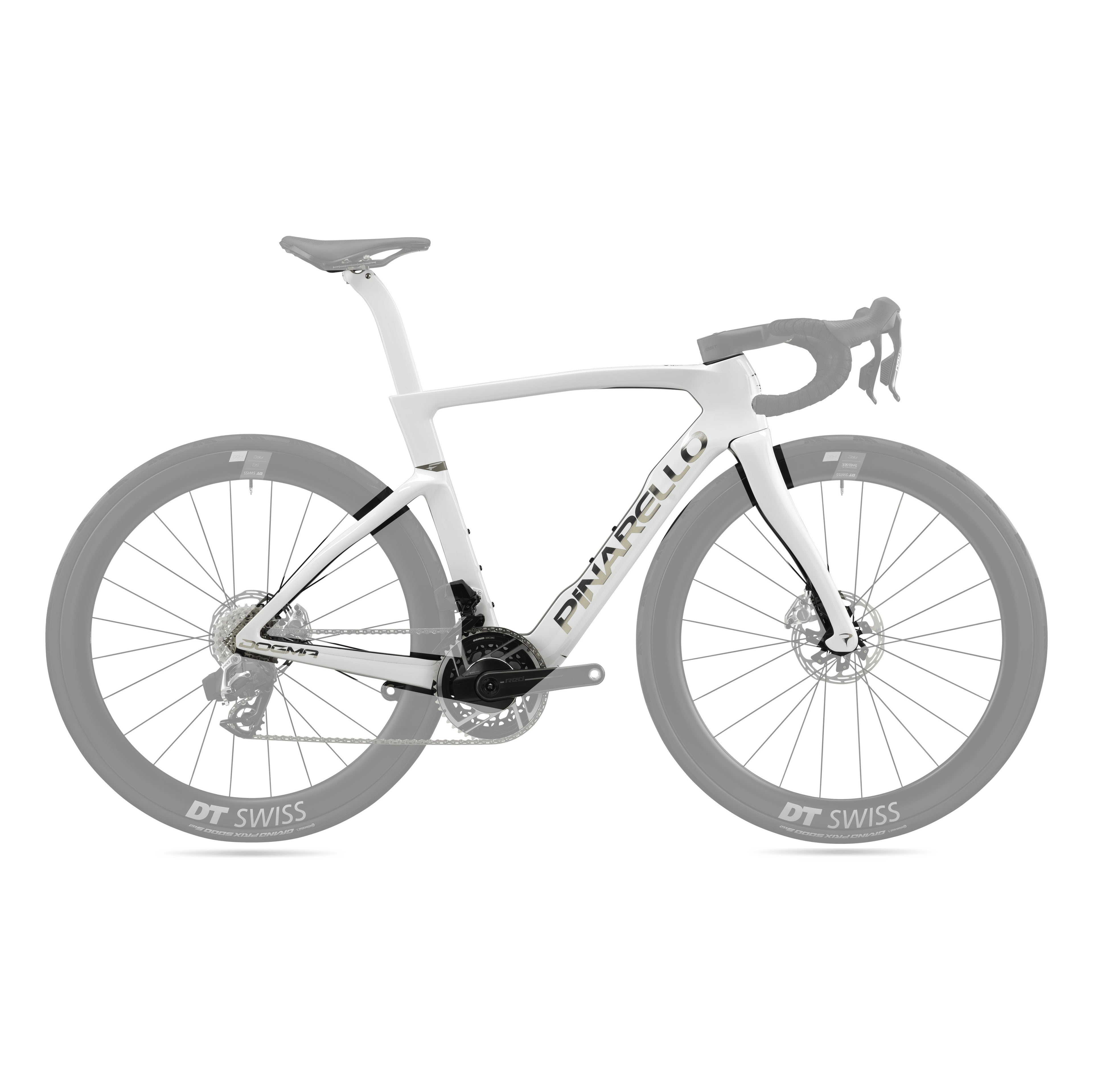 Pinarello Dogma F Rahmenkit 2026 I Crystal White Edge