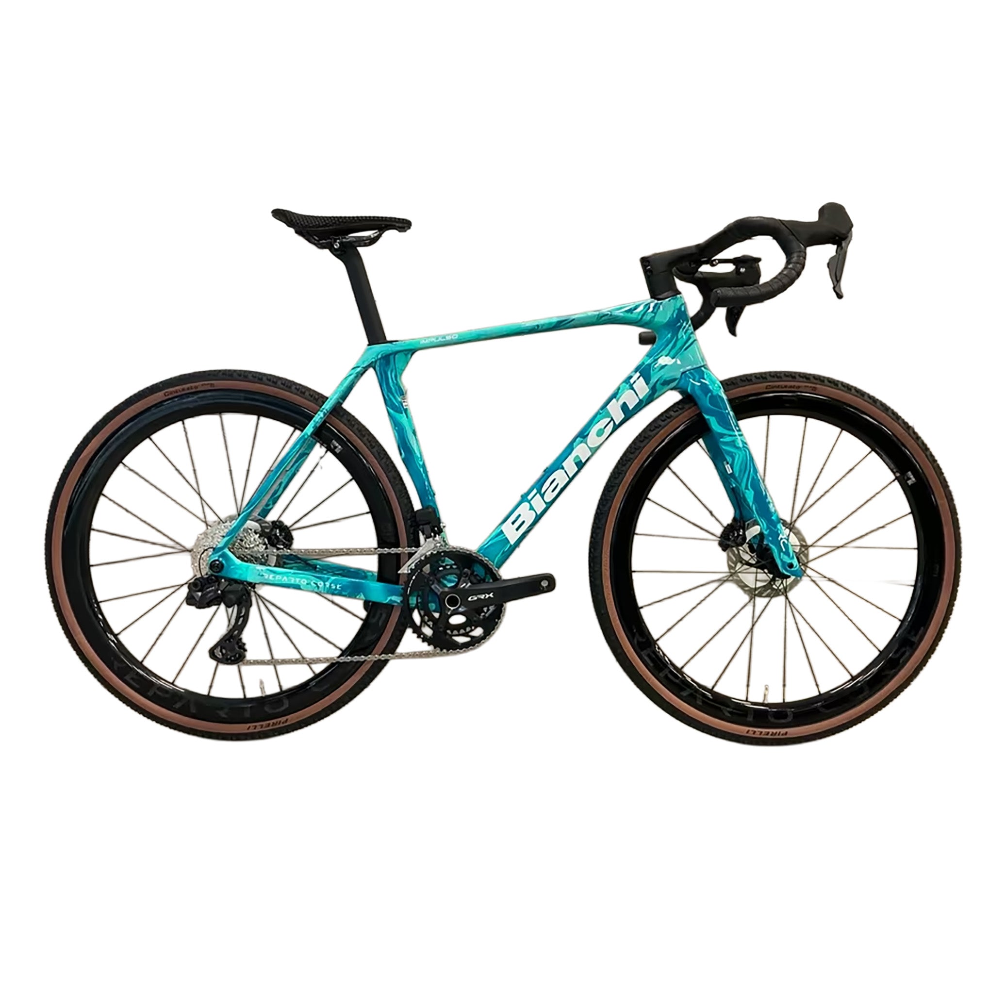Bianchi Impulso RC GRX 825 DI2 2x12 Officina Bianchi Lackierung