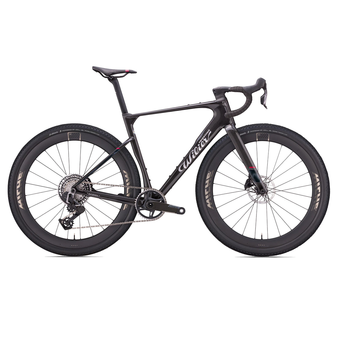 Wilier Rave SLR iD2 Rival AXS XPLR 1X13 Glitch Black Glossy