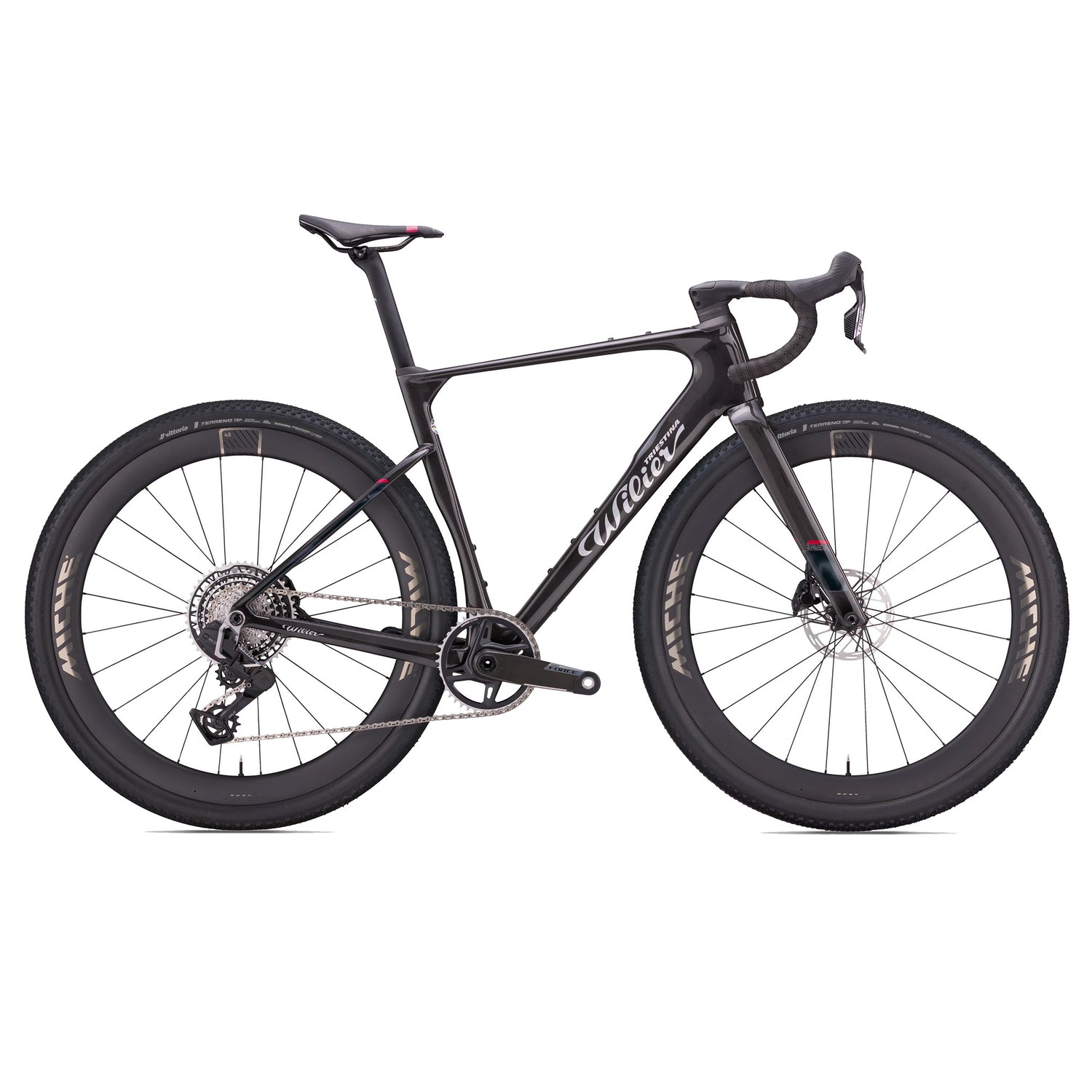 Wilier Rave SLR iD2 Rival AXS XPLR 1X13 Glitch Black Glossy