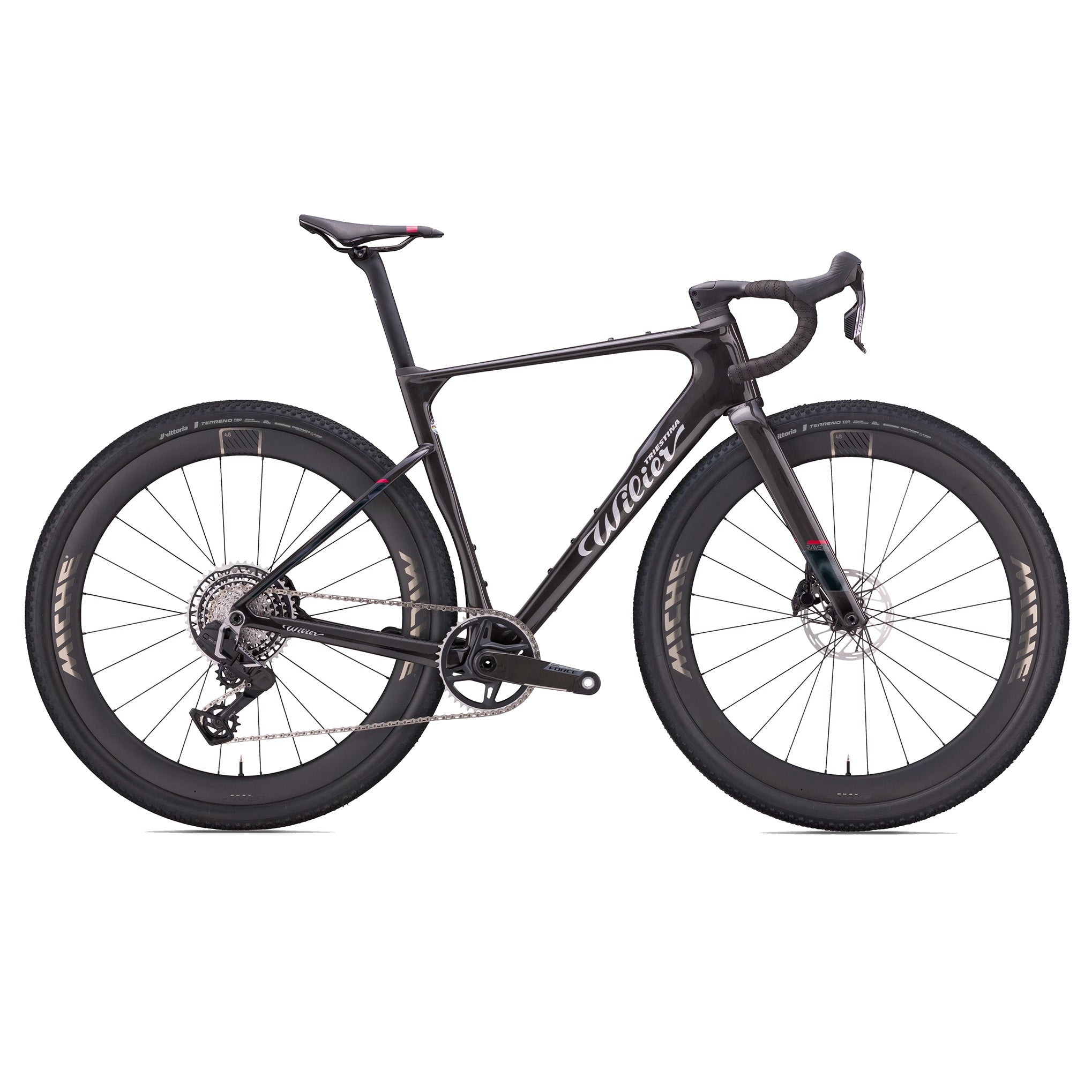 Wilier Rave SLR iD2 Rival AXS XPLR 1X13 Glitch Black Glossy
