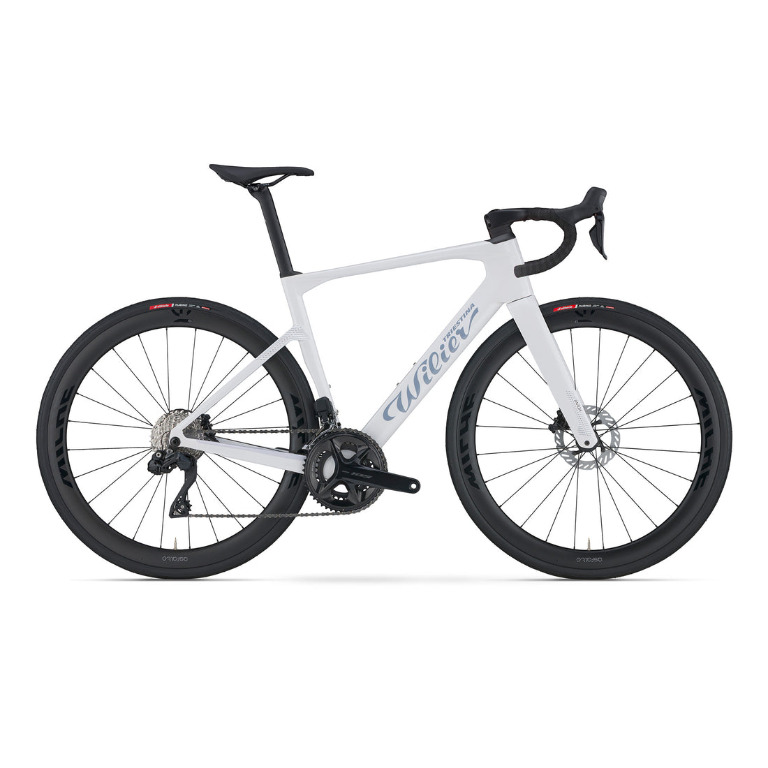 Wilier Rapida 105 Di2 2x12 I Asfalto Carbon LRS I Weekend White Glossy